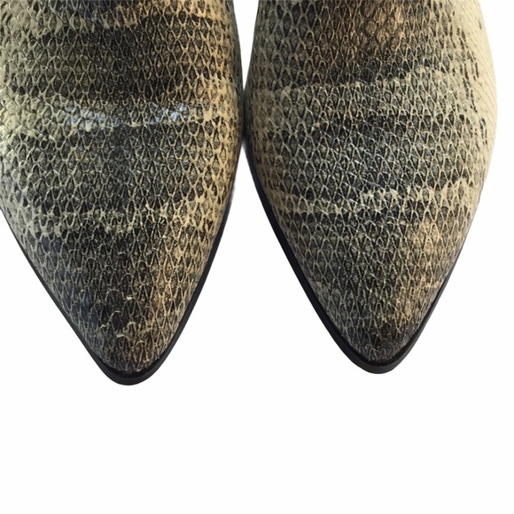 Franco Sarto Luca Ankle Booties Python Leather - Picture 6 of 9